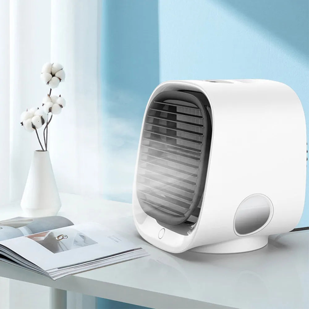 Vibe Geeks USB Mini Air Conditioner Air Cooling Fan for Home and Office-4