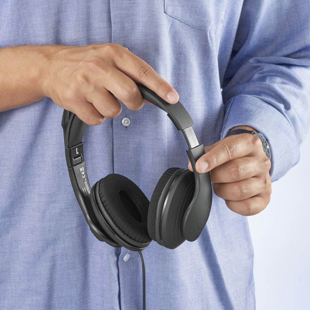 Gaming Headset with Microphone Hama 00139935 Black-4