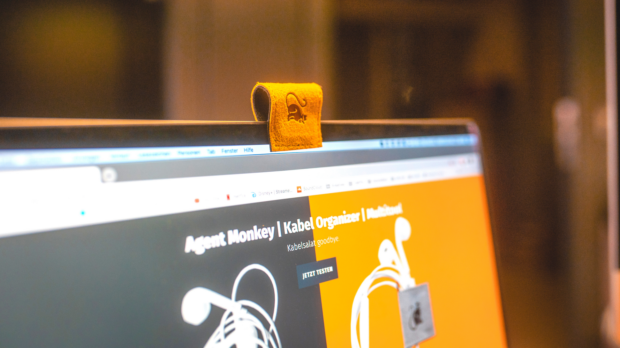 Agent Monkey Multitool | Kabel Organizer | Ocean Yellow-4