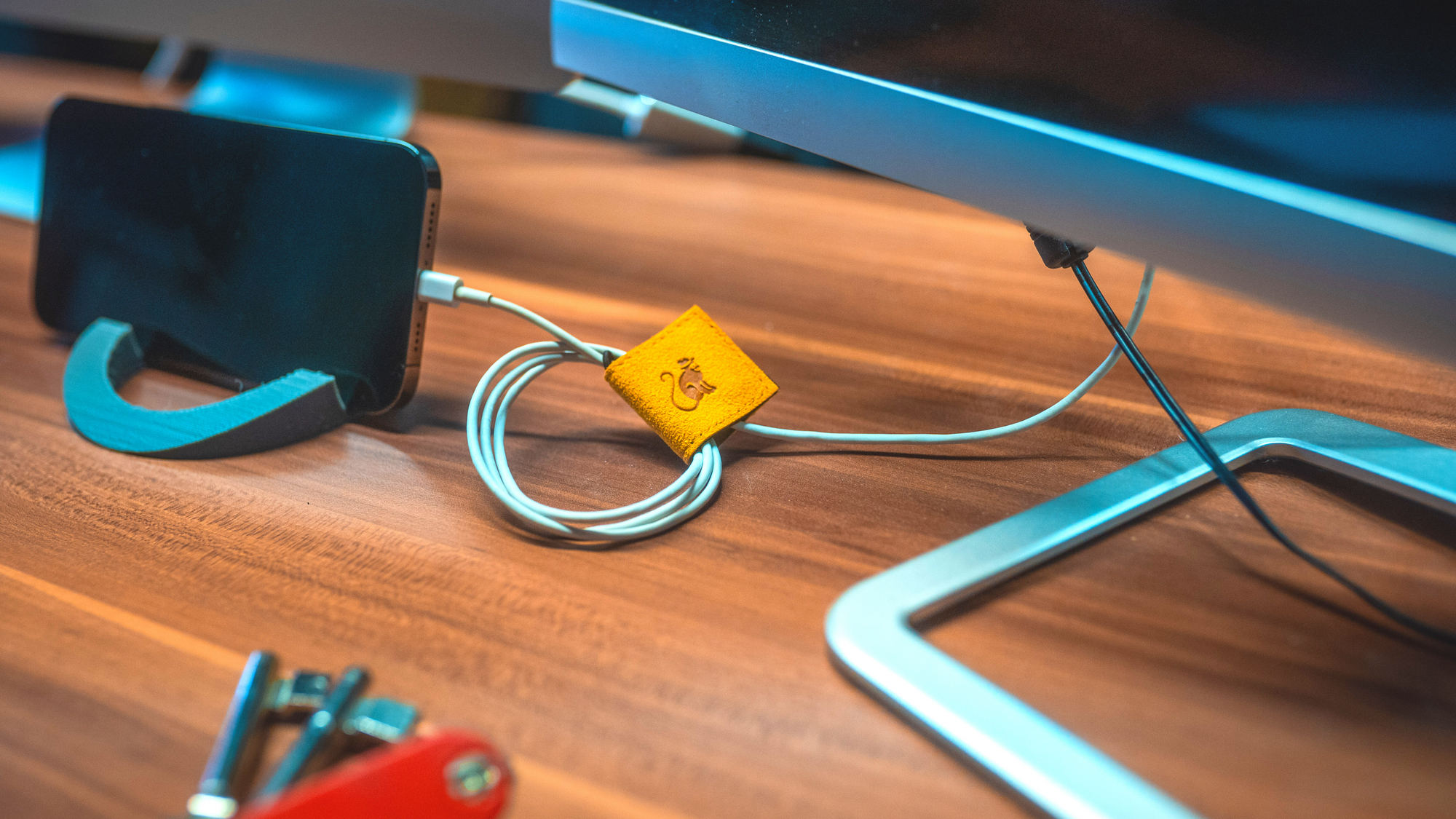 Agent Monkey Multitool | Kabel Organizer | Ocean Yellow-2