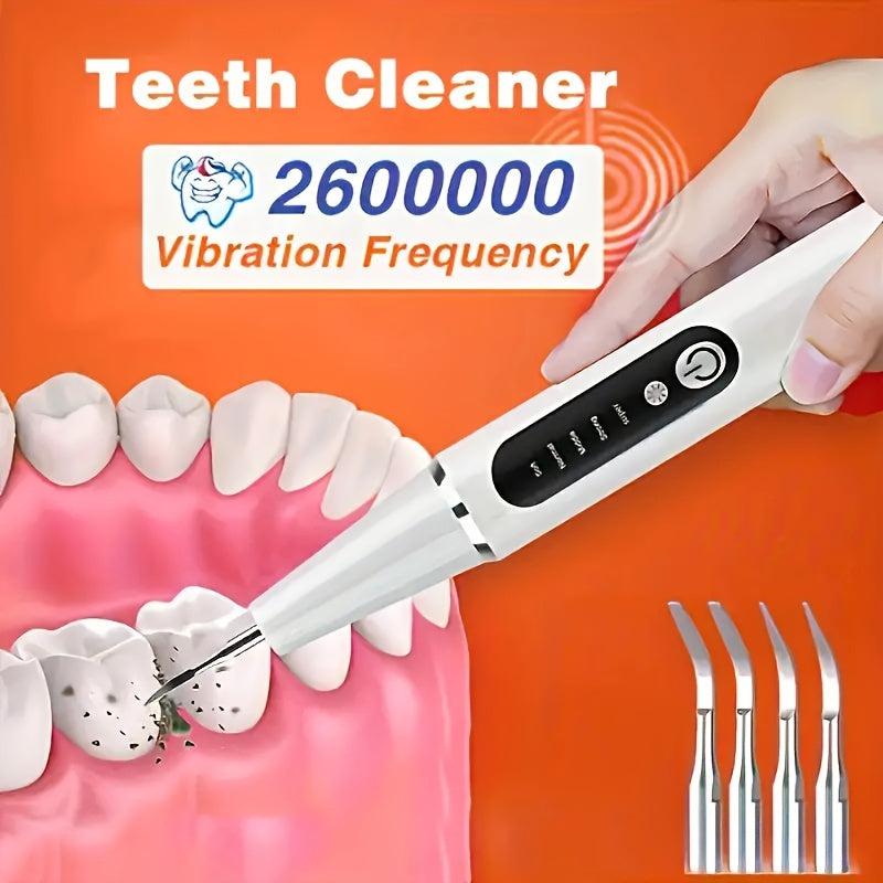 5-Level Adjustable Dental Flosser Tartar Remover Kit-1