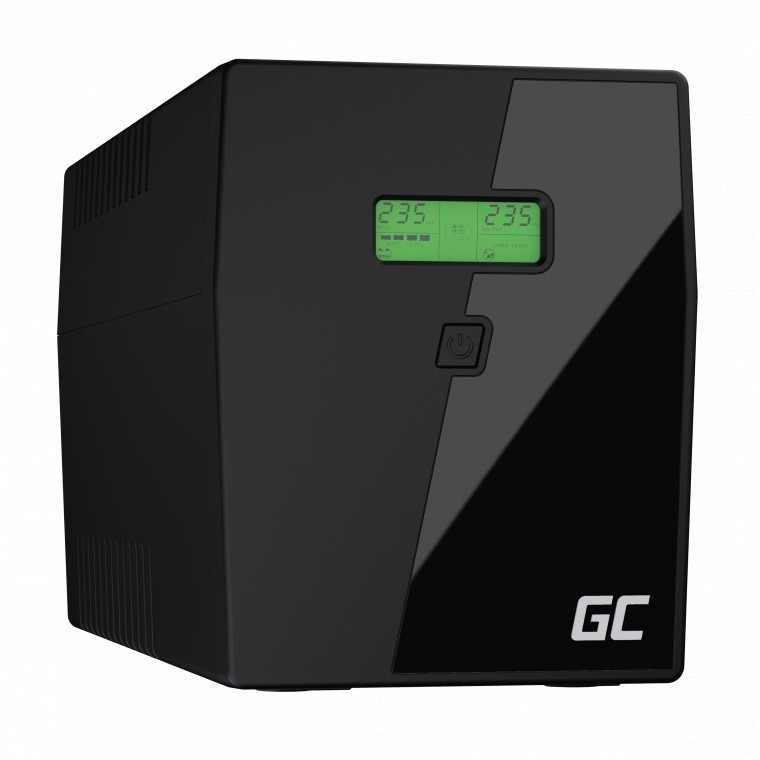 Green Cell 2000VA 1400W Überspannungsschutz 230V Black (UPS09) (UPS09)-0