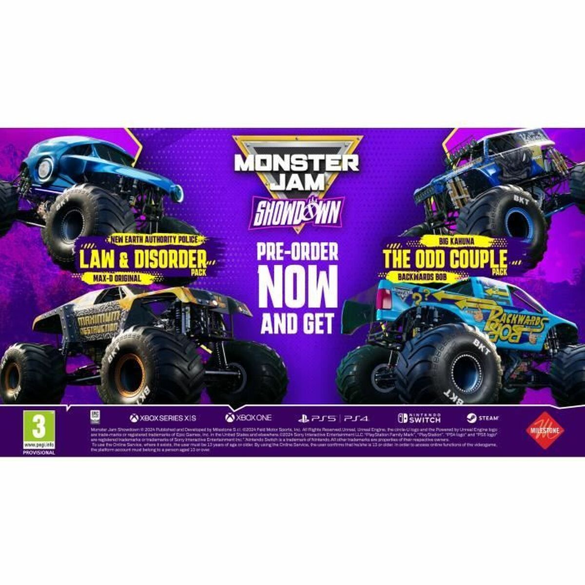 Xbox Series X Video Game Milestone Monster Jam Showdown - Day One Edition-5