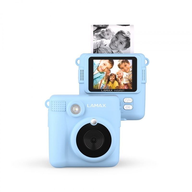 LAMAX InstaKid1 instant hőpapíros fényképezőgép kék (LXKCMIK1NNNLA) (LXKCMIK1NNNLA)-0