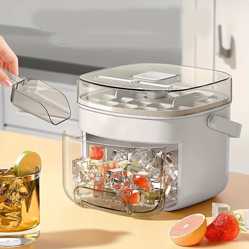 48-Grid Ice Cube Tray with Lid-2