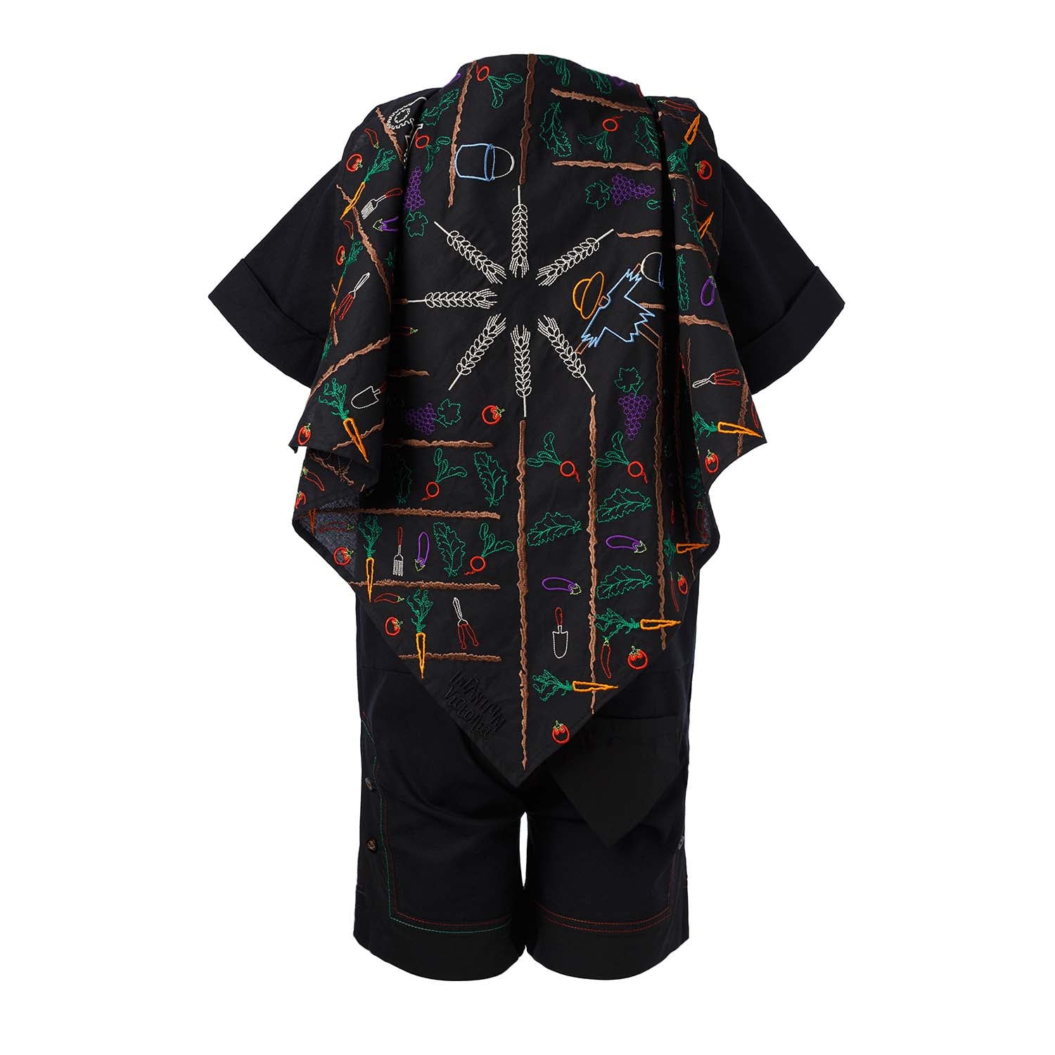 Playsuit with Cape-1