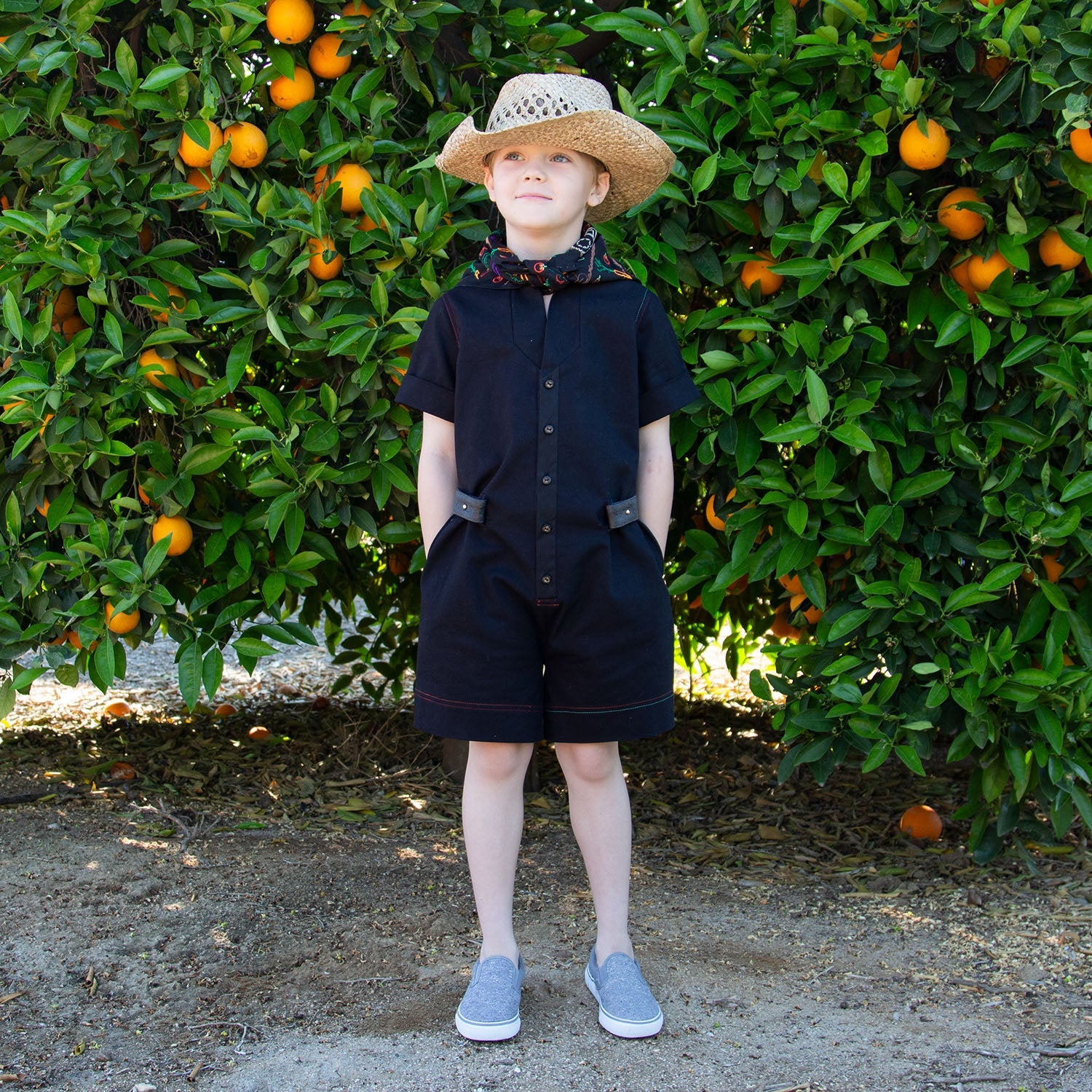 Playsuit with Cape-3