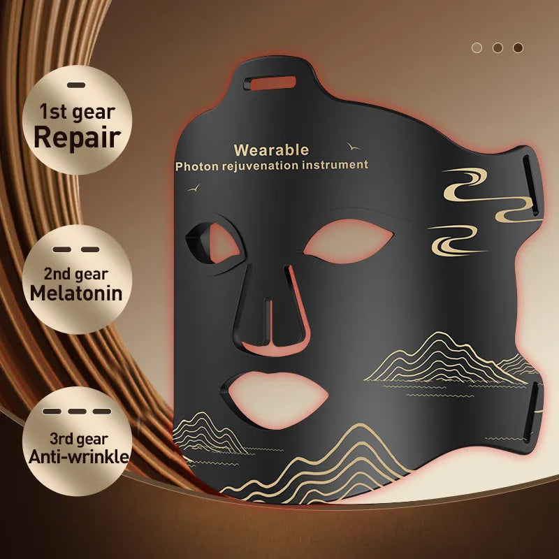Red LED Infrared Anti-Aging Mask-3