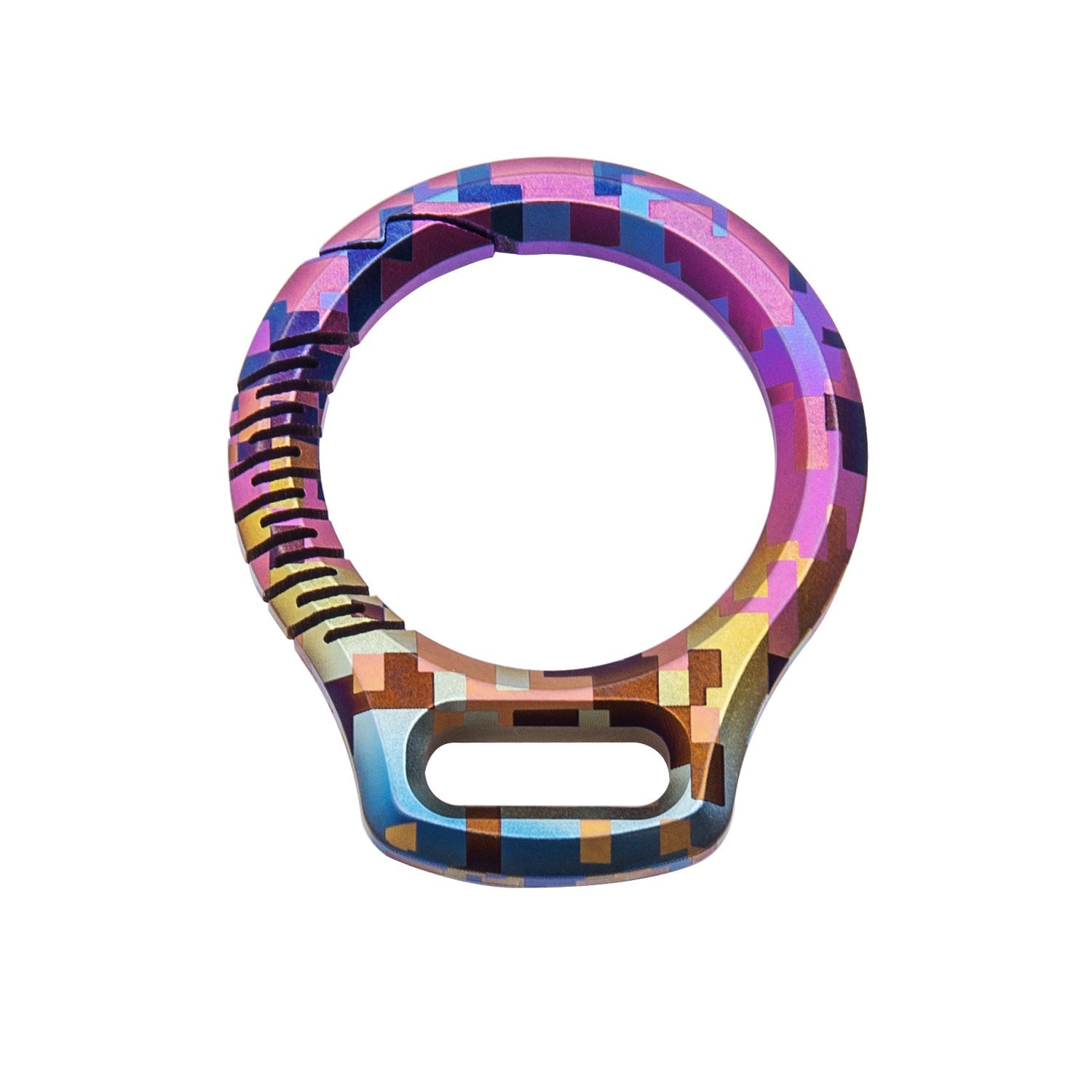 Luxury Titanium Key Chain Magnetic Spin Rotary for Car Key Ring Connector Anti-off Holder Men EDC Quickdraw Buckle Male Gadgets-2