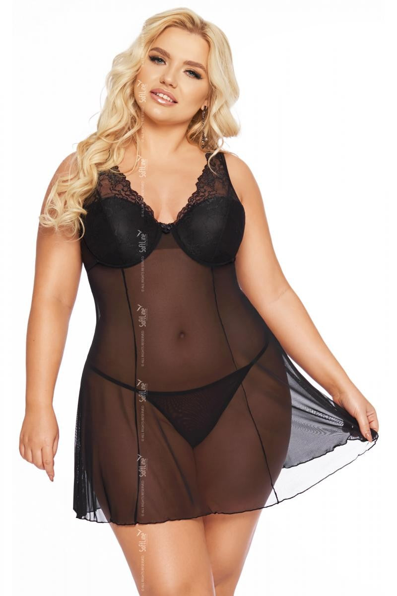 schwarzes Chemise 1892 - 3XL-0