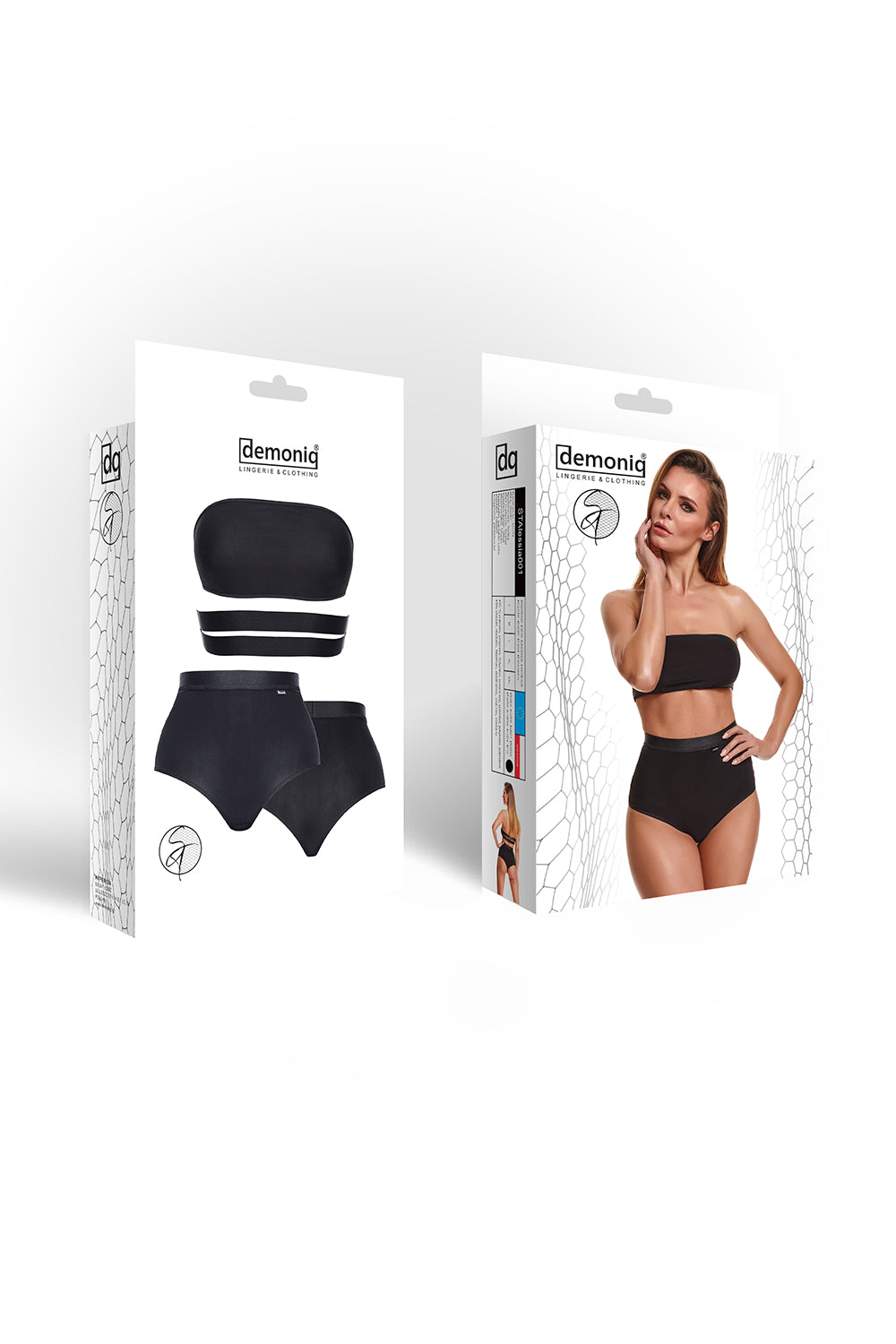schwarzes Set STAlessia001 - XXL-6