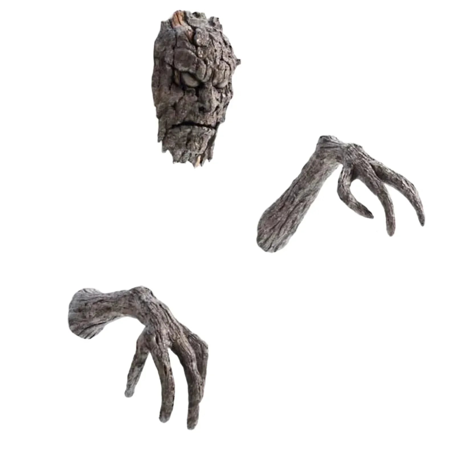 Halloween Tree Demon Face Garden Statue-0