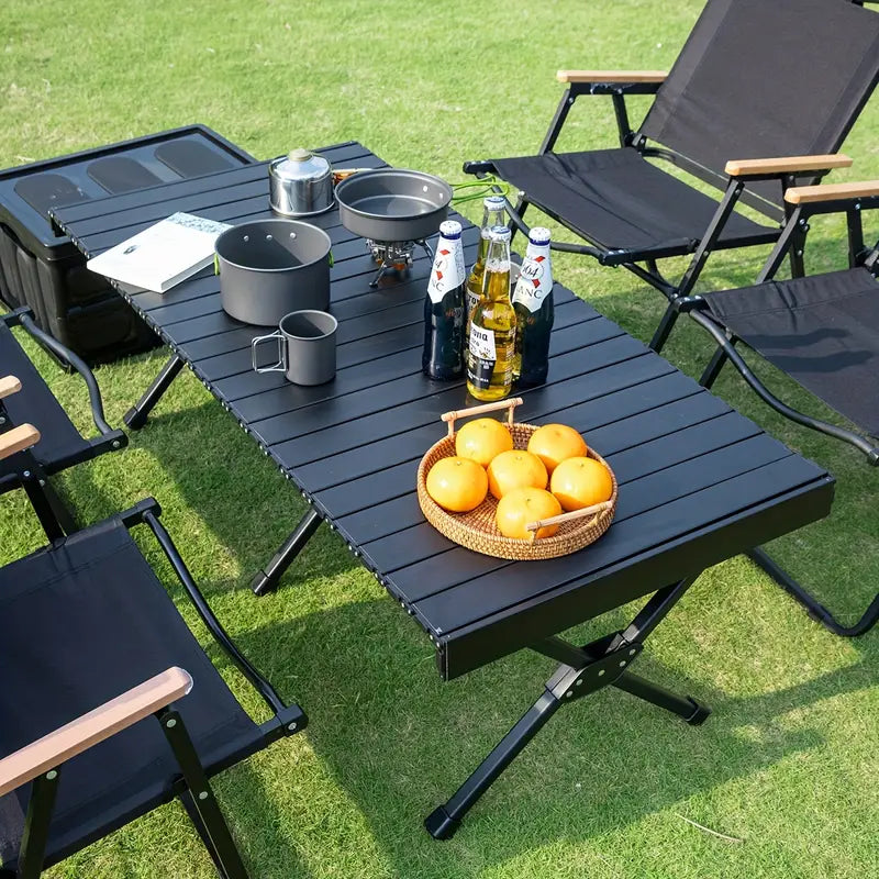 Portable Aluminum Folding Table with Carrying Bag-2