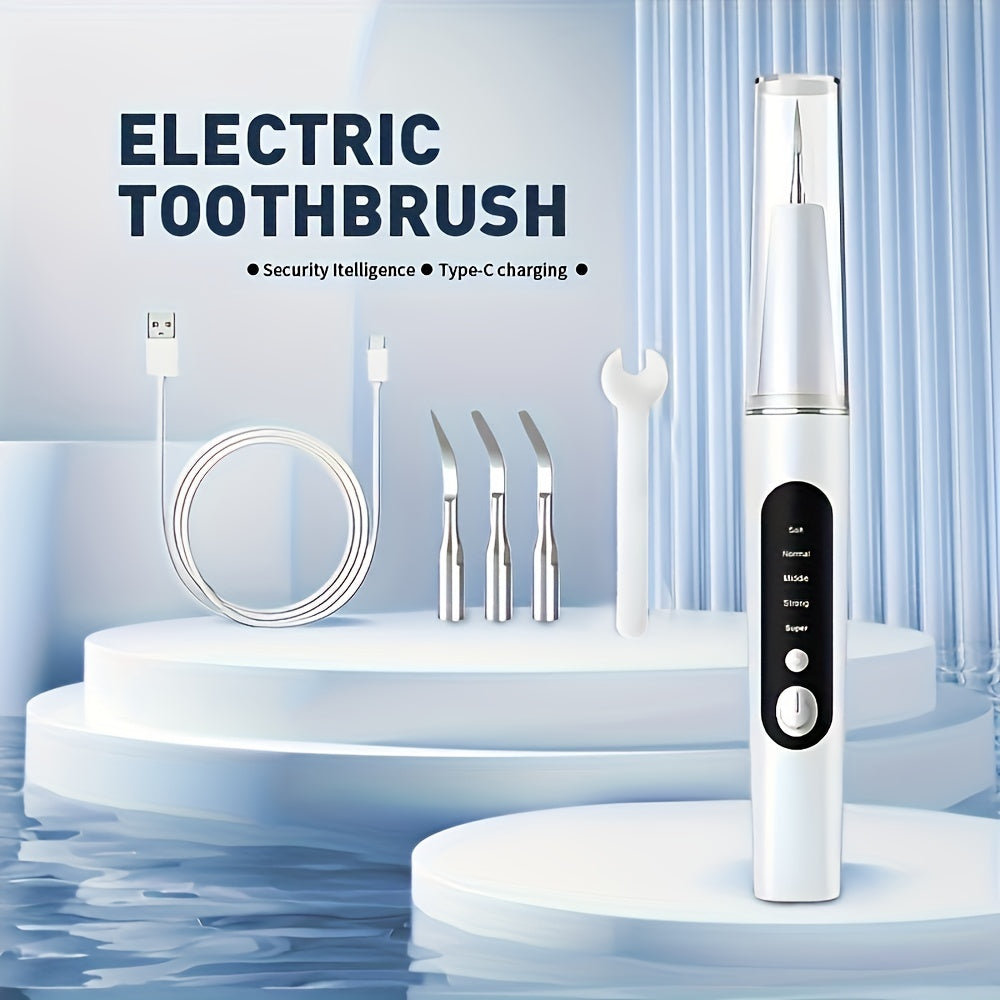 5-Level Adjustable Dental Flosser Tartar Remover Kit-2