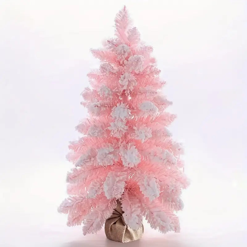 Pretty in Pink: A Festive Flocking Christmas Tree-3