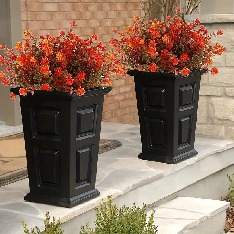 Vibrant Artificial Fall Flowers - Set of 4-2