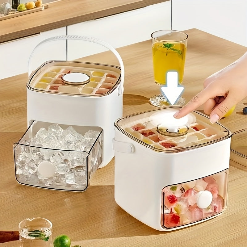 48-Grid Ice Cube Tray with Lid-4