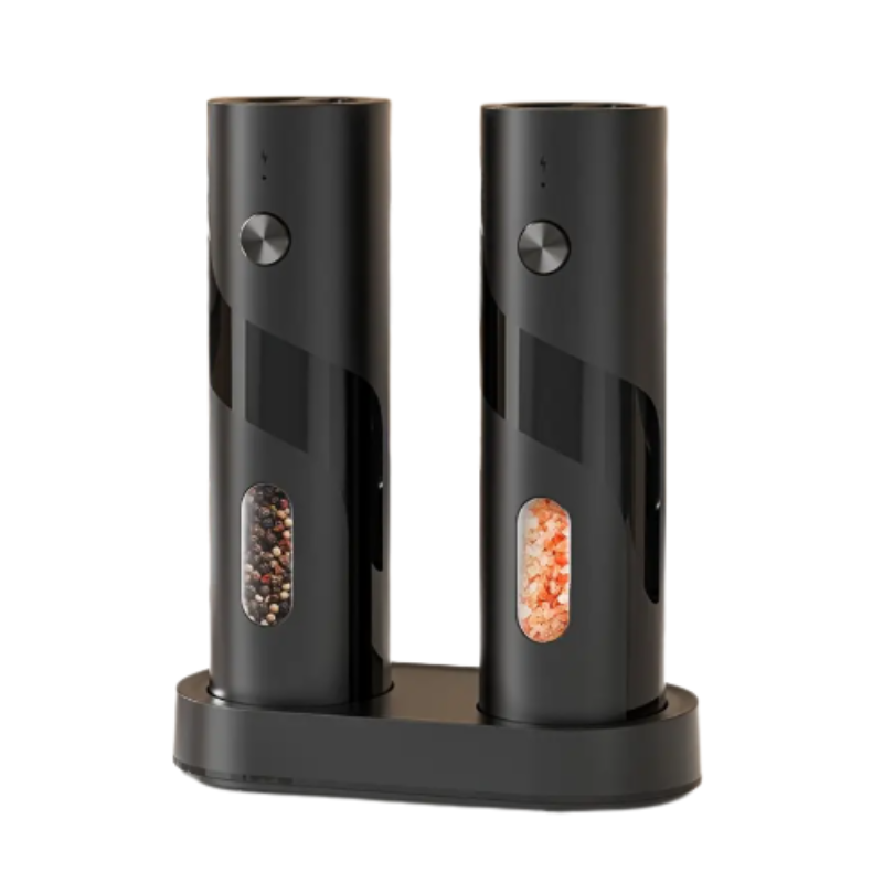 Electric Salt & Pepper Grinder Set with Charging Base (2 pcs)-0