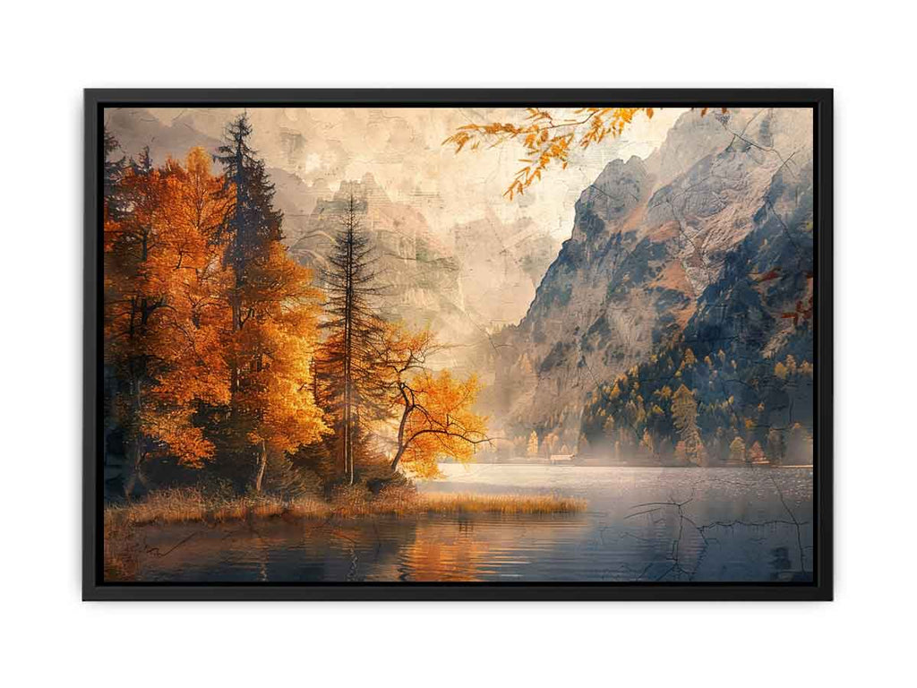 Mountain River Canvas Art Print-4